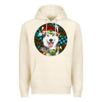 Tofu Christmas Husky Premium Hoodie - RanaPortraitStore