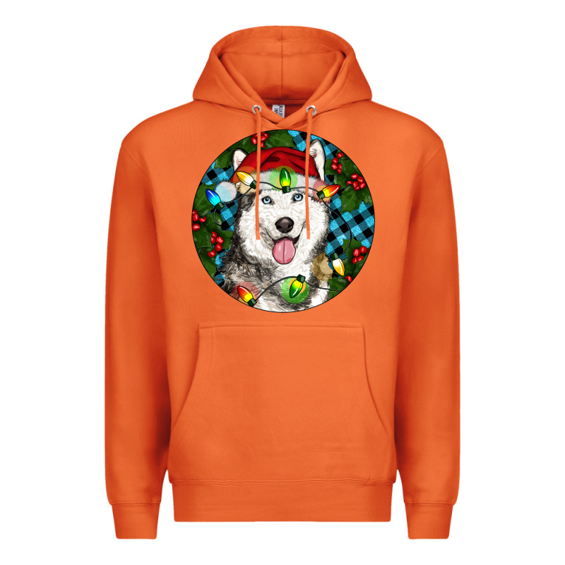 Christmas Husky Premium Hoodie by RanaPortraitStore | Teevron