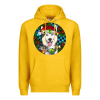 Lemon Christmas Husky Premium Hoodie - RanaPortraitStore