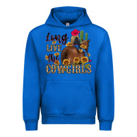 Cobalt long live the cowgirls Urban Hoodie - MaliasSmallBusiness