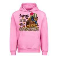 Fuchsia Pink long live the cowgirls Urban Hoodie - MaliasSmallBusiness