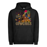 Pigment Black long live the cowgirls Urban Hoodie - MaliasSmallBusiness