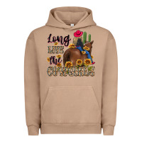 Pigment Burro long live the cowgirls Urban Hoodie - MaliasSmallBusiness