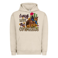 Pigment French Oak long live the cowgirls Urban Hoodie - MaliasSmallBusiness