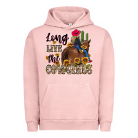 Pigment Salmon long live the cowgirls Urban Hoodie - MaliasSmallBusiness