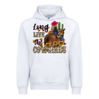 White long live the cowgirls Urban Hoodie - MaliasSmallBusiness