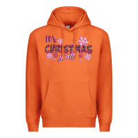 Carrot It's Christmas Y'all Season Pink Christmas Premium Hoodie - RanaPortraitStore