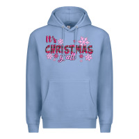 It's Christmas Y'all Season Pink Christmas Premium Hoodie | Teevron