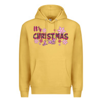 Antique Gold It's Christmas Y'all Season Pink Christmas Premium Hoodie - RanaPortraitStore