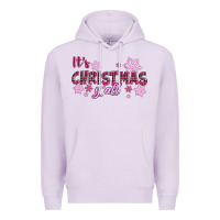Lilac It's Christmas Y'all Season Pink Christmas Premium Hoodie - RanaPortraitStore