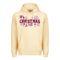Pina Colada It's Christmas Y'all Season Pink Christmas Premium Hoodie - RanaPortraitStore