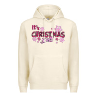 Tofu It's Christmas Y'all Season Pink Christmas Premium Hoodie - RanaPortraitStore