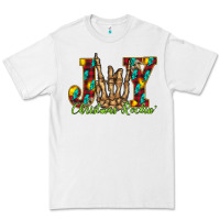White joy Christmas Rockin Premium Tee - CowhideDigitalArt