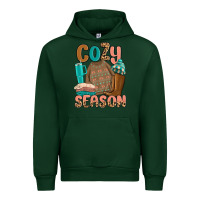 Forest Green cozy season Urban Hoodie - MaliasSmallBusiness