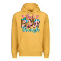 Mustard that bow though Premium Hoodie - texasbilliewilder