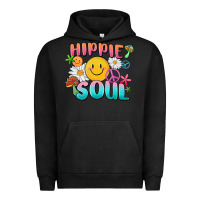 Pigment Black hippie soul Urban Hoodie - MaliasSmallBusiness