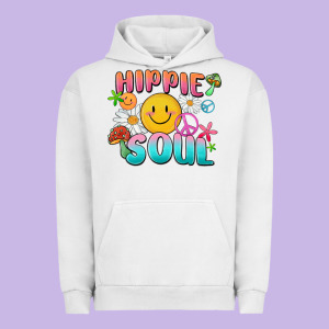 Hippie Soul Urban Hoodie Designed By Maliassmallbusiness