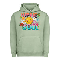 Pigment Oil Green hippie soul Urban Hoodie - MaliasSmallBusiness