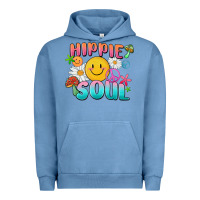 Pigment Pebble Blue hippie soul Urban Hoodie - MaliasSmallBusiness
