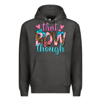 Charcoal Heather that bow though Premium Hoodie - texasbilliewilder