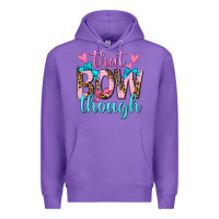 Purple that bow though Premium Hoodie - texasbilliewilder