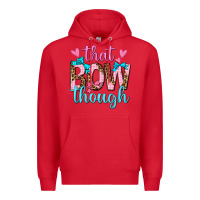 Red that bow though Premium Hoodie - texasbilliewilder