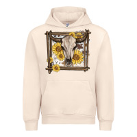 Sandshell western bull skull Urban Hoodie - MaliasSmallBusiness