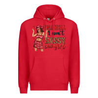 Red the hell i wont sassy cowgirl Premium Hoodie - texasbilliewilder