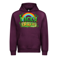 Mauve Wine lucky charm Urban Hoodie - MaliasSmallBusiness