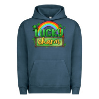 Pigment Midnight Navy lucky charm Urban Hoodie - MaliasSmallBusiness