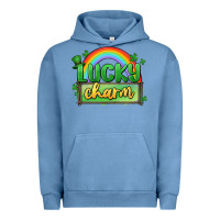 Pigment Pebble Blue lucky charm Urban Hoodie - MaliasSmallBusiness