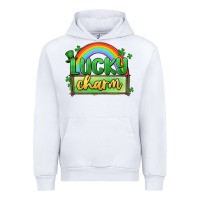 White lucky charm Urban Hoodie - MaliasSmallBusiness