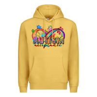 Antique Gold autism acceptance Premium Hoodie - Zillion Design Studio