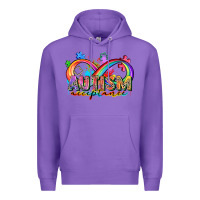 Purple autism acceptance Premium Hoodie - Zillion Design Studio