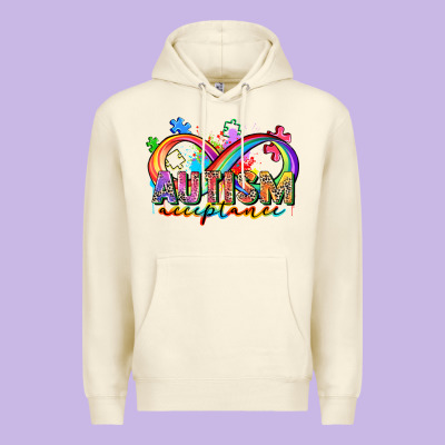 Autism Acceptance Premium Hoodie Designed By Zillion Design Studio