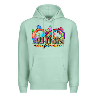 Seafoam autism acceptance Premium Hoodie - Zillion Design Studio