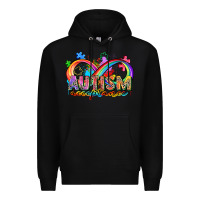 Black autism acceptance Premium Hoodie - Zillion Design Studio