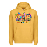 Mustard autism acceptance Premium Hoodie - Zillion Design Studio