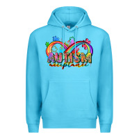 Ocean Blue autism acceptance Premium Hoodie - Zillion Design Studio