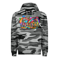 Slate Camo autism acceptance Premium Hoodie - Zillion Design Studio