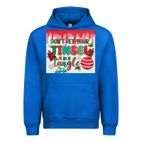 Cobalt don't get your tinsel in a tangle Urban Hoodie - MaliasSmallBusiness