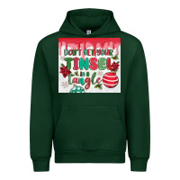 Forest Green don't get your tinsel in a tangle Urban Hoodie - MaliasSmallBusiness