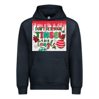 Navy don't get your tinsel in a tangle Urban Hoodie - MaliasSmallBusiness