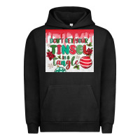 Pigment Black don't get your tinsel in a tangle Urban Hoodie - MaliasSmallBusiness