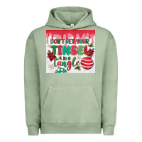 Pigment Oil Green don't get your tinsel in a tangle Urban Hoodie - MaliasSmallBusiness