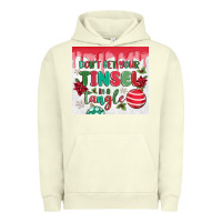 Pigment Pistachio don't get your tinsel in a tangle Urban Hoodie - MaliasSmallBusiness
