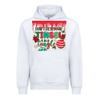 White don't get your tinsel in a tangle Urban Hoodie - MaliasSmallBusiness
