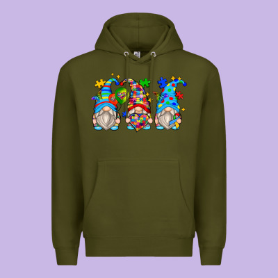 Autism Gnomes Premium Hoodie Designed By Zillion Design Studio