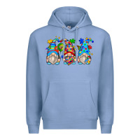 Colony Blue autism gnomes Premium Hoodie - Zillion Design Studio