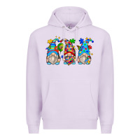 Lilac autism gnomes Premium Hoodie - Zillion Design Studio